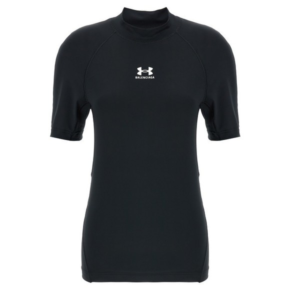 Balenciaga Bodycon Fit T-Shirt With Mock Collar - NWT - Picture 1 of 4